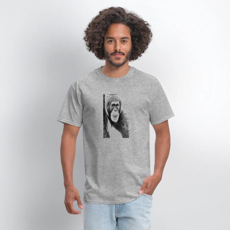 Orangutan Face Sketch