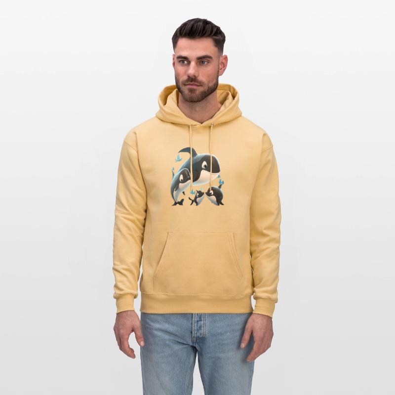 Orcas Whale Sea Under Water Orcas Fish