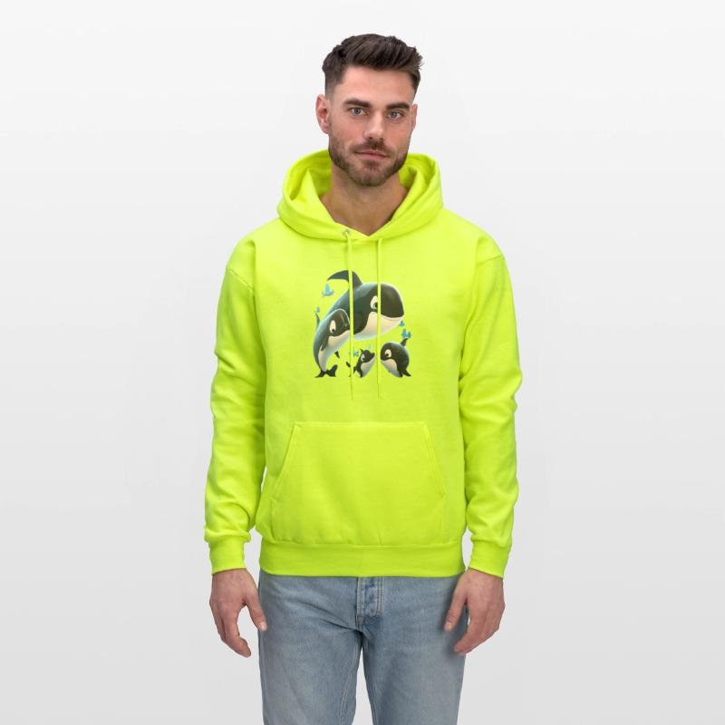 Orcas Whale Sea Under Water Orcas Fish