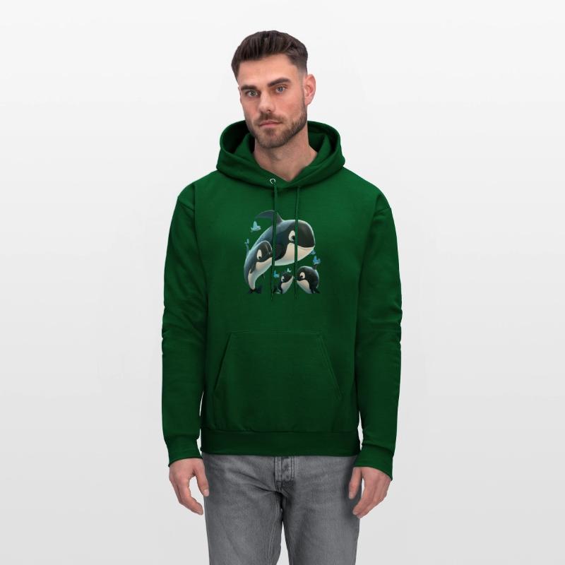 Orcas Whale Sea Under Water Orcas Fish