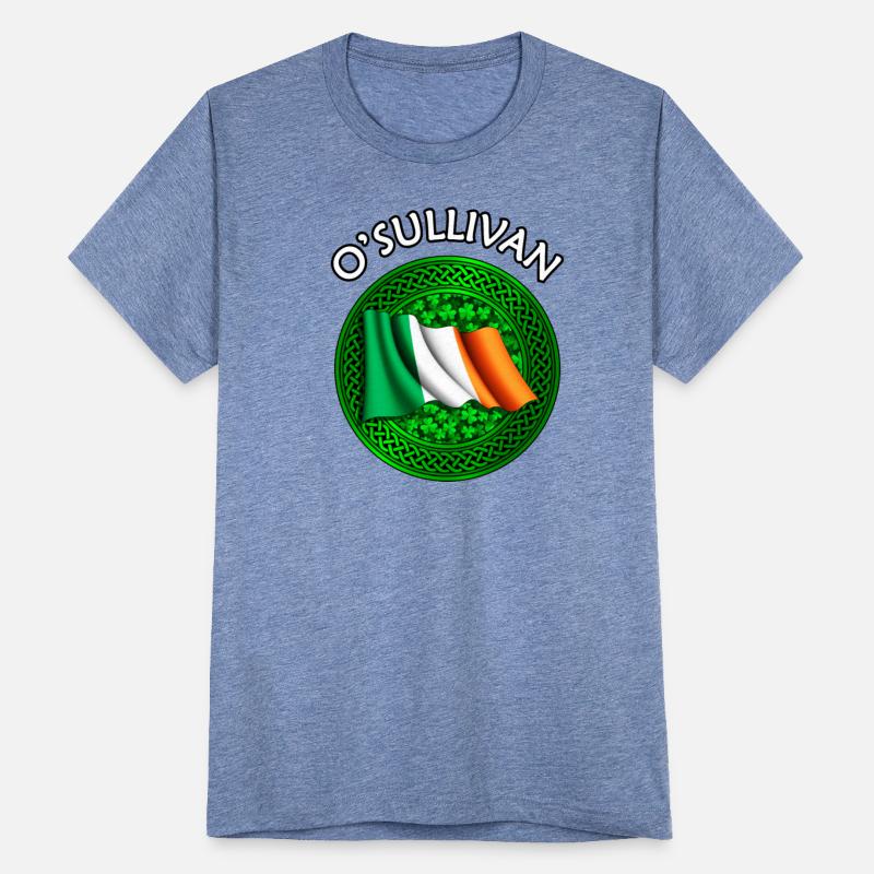 O'Sullivan Shamrock & Irish Flag