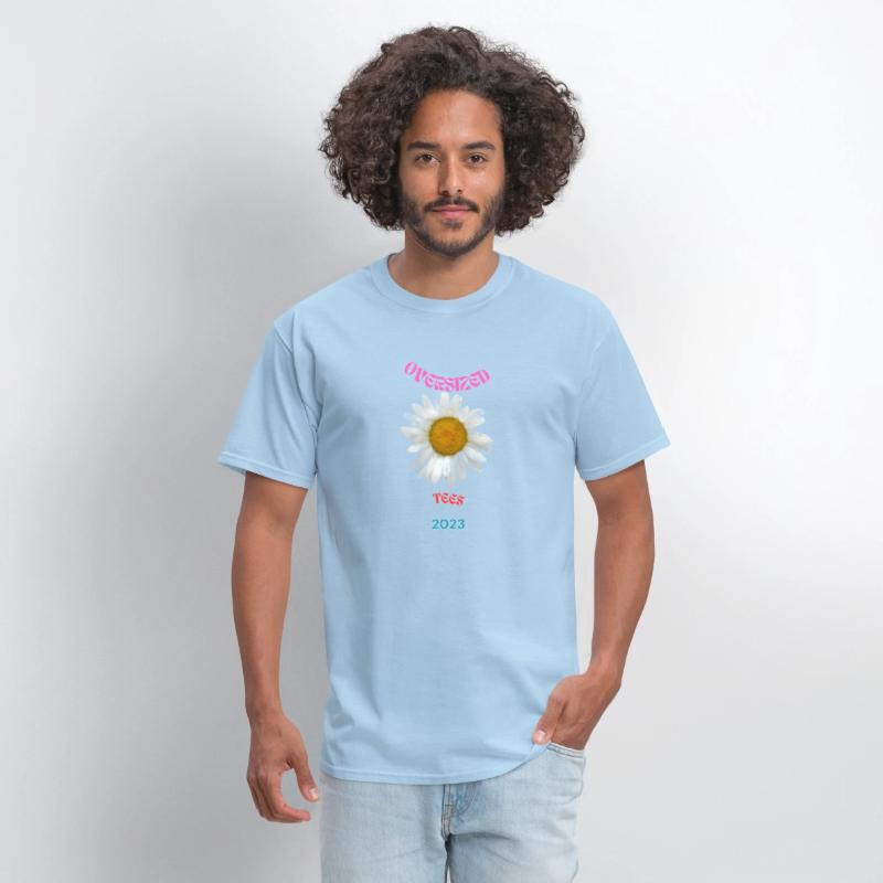 Oversized Tees Modern Daisy T Shirt