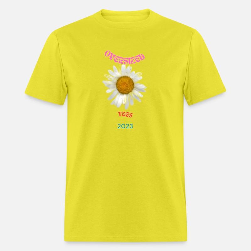 Oversized Tees Modern Daisy T Shirt