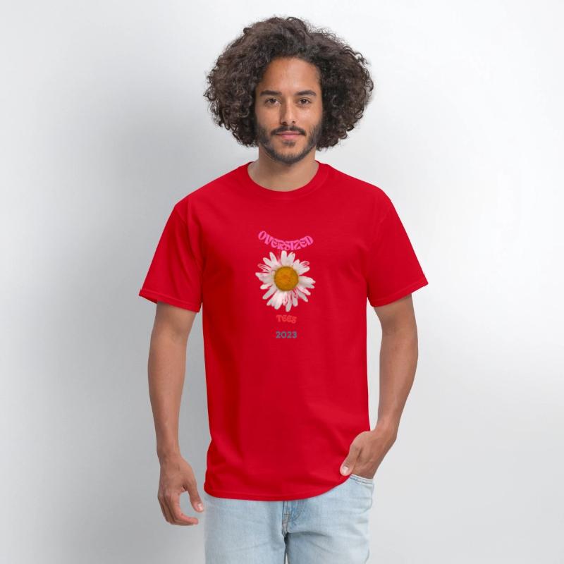Oversized Tees Modern Daisy T Shirt