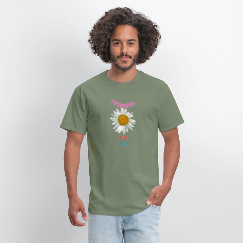 Oversized Tees Modern Daisy T Shirt