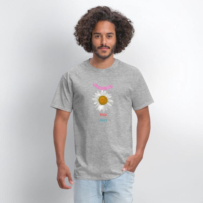Oversized Tees Modern Daisy T Shirt