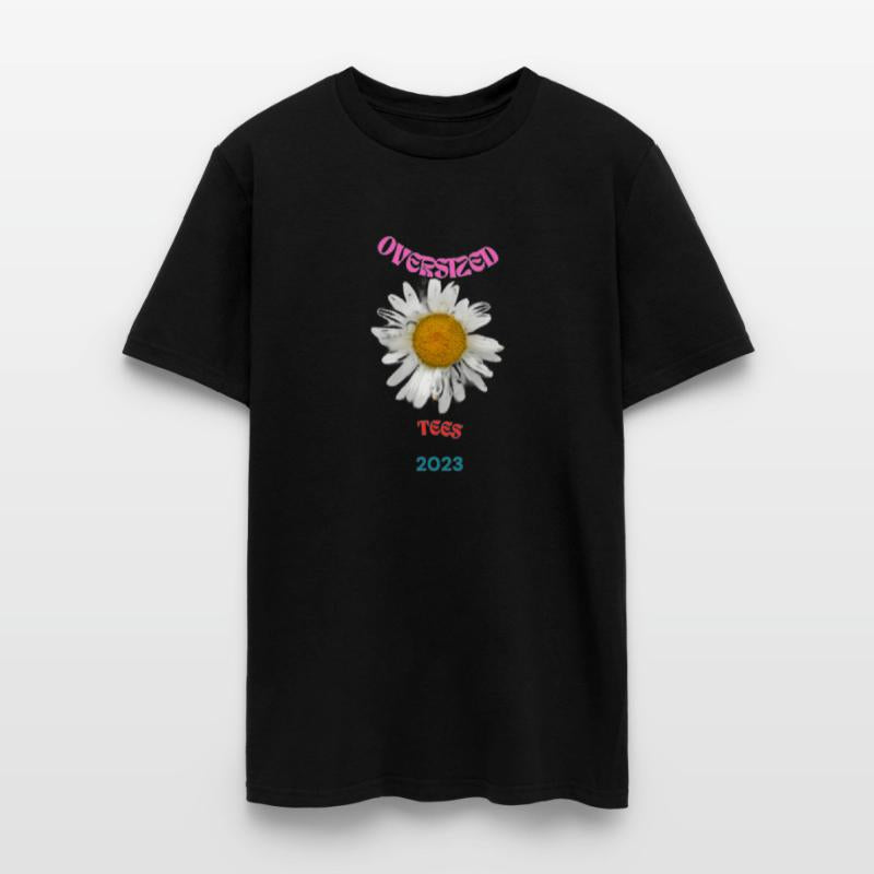 Oversized Tees Modern Daisy T Shirt
