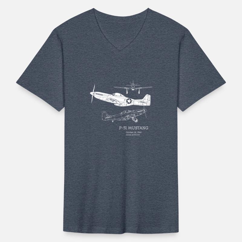 P 51 MUSTANG FRONT BLK