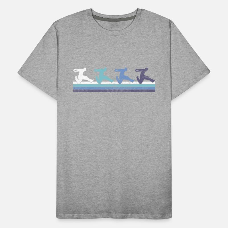 Parkour Silhouettes Gradient