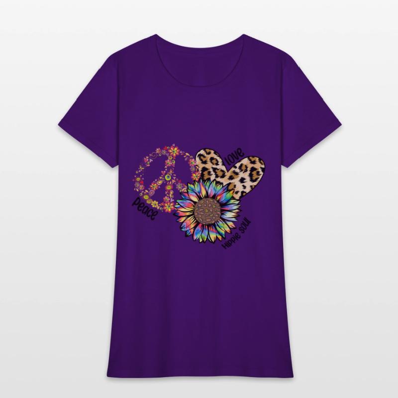 Peace Love Hippie Sublimation