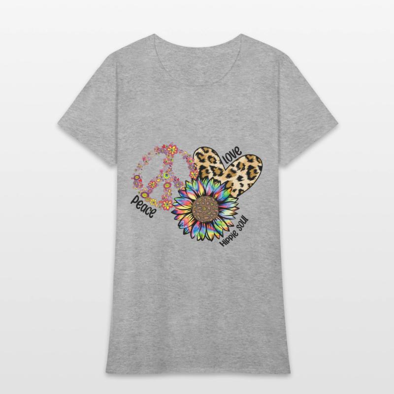 Peace Love Hippie Sublimation
