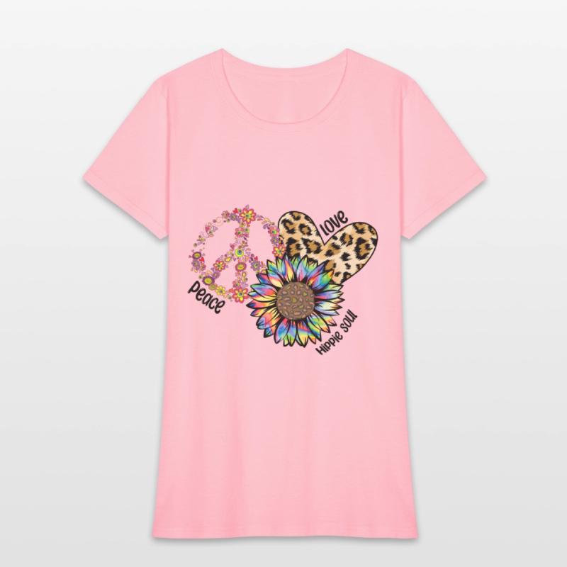 Peace Love Hippie Sublimation