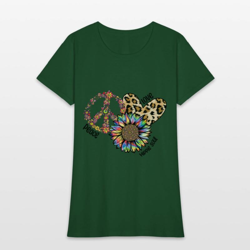 Peace Love Hippie Sublimation