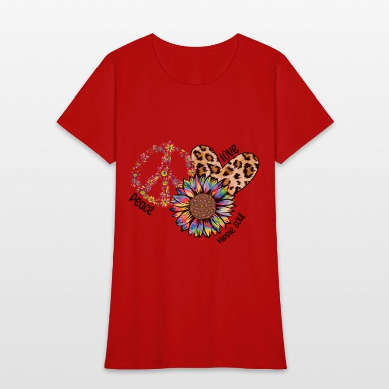 Peace Love Hippie Sublimation