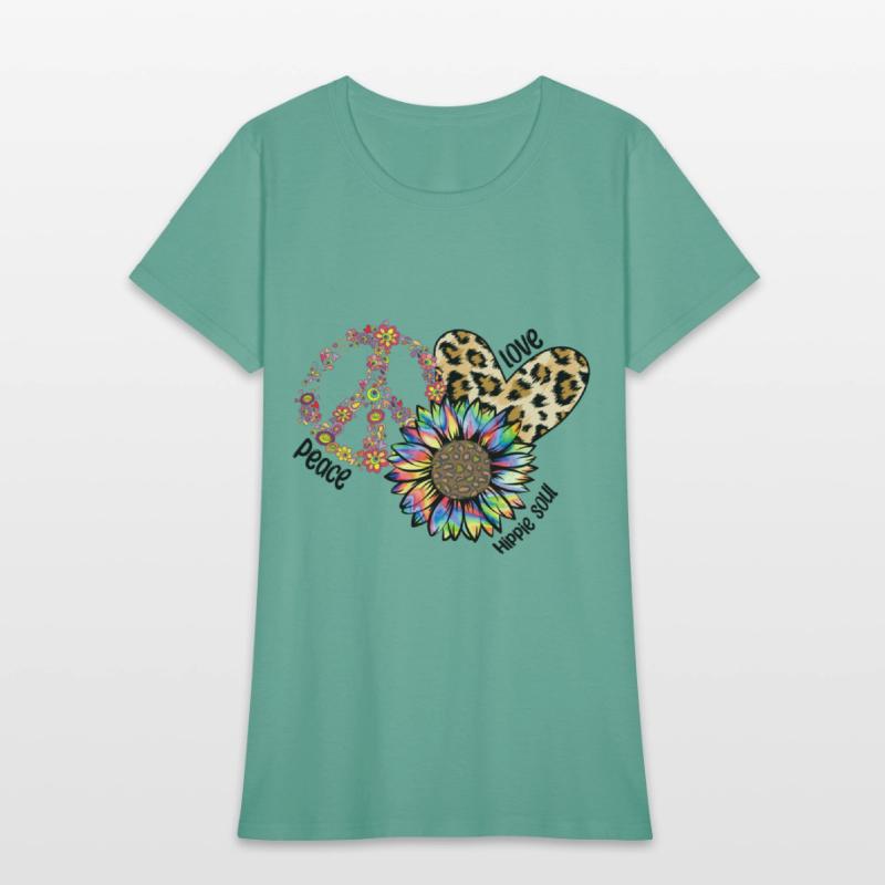 Peace Love Hippie Sublimation