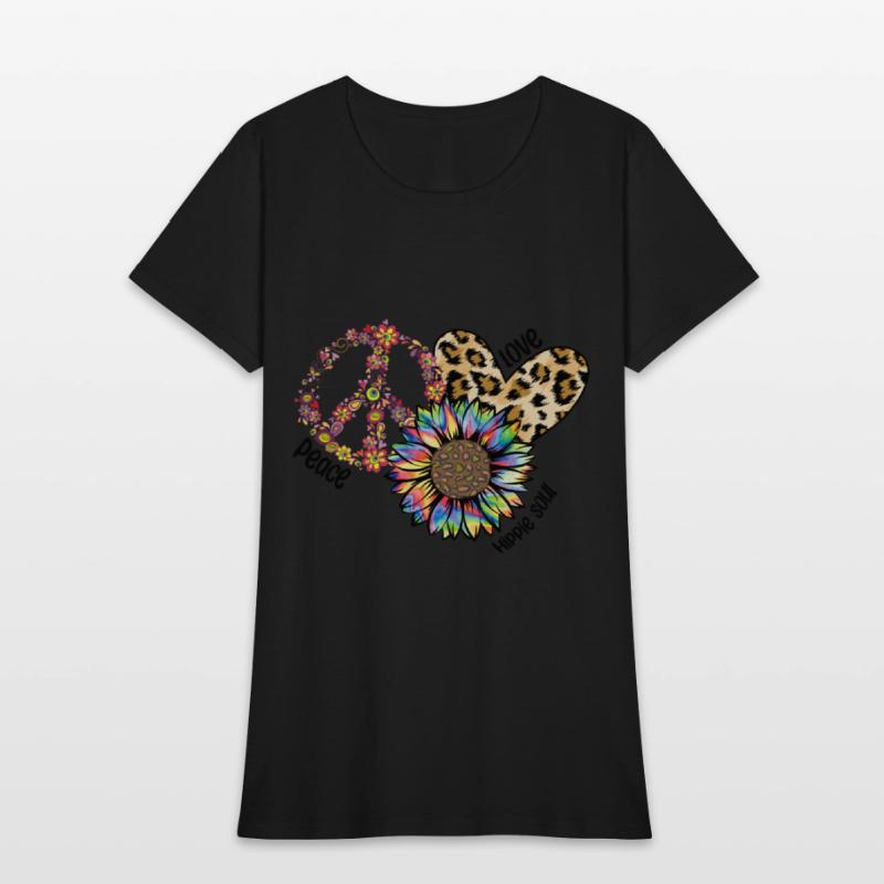Peace Love Hippie Sublimation