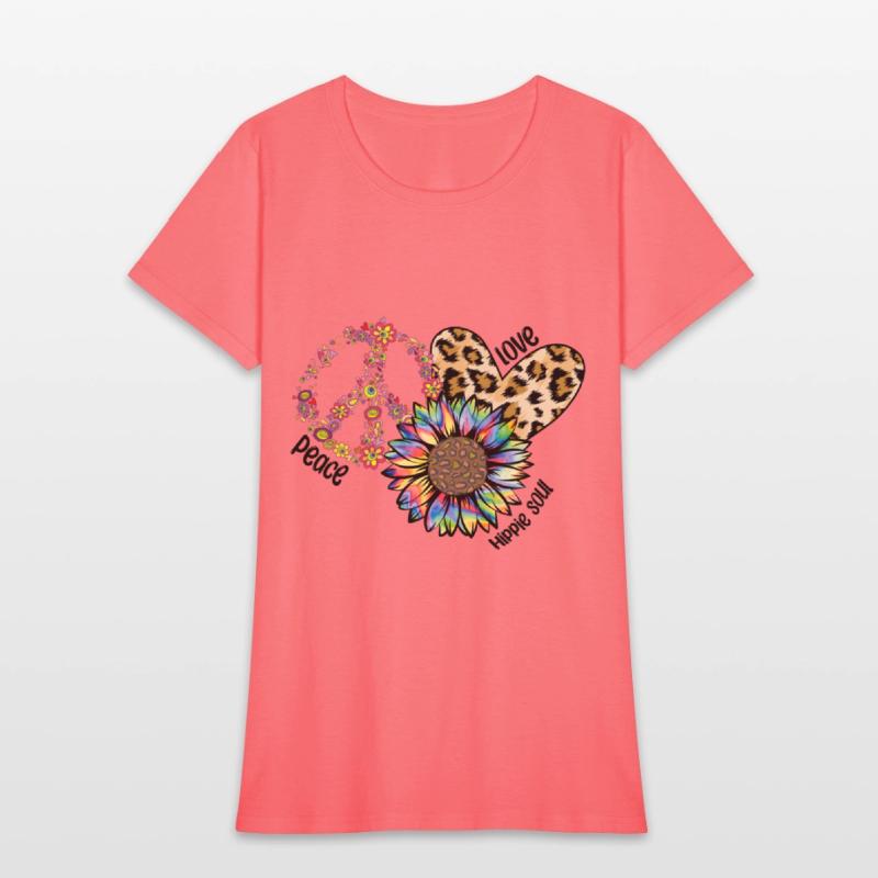 Peace Love Hippie Sublimation