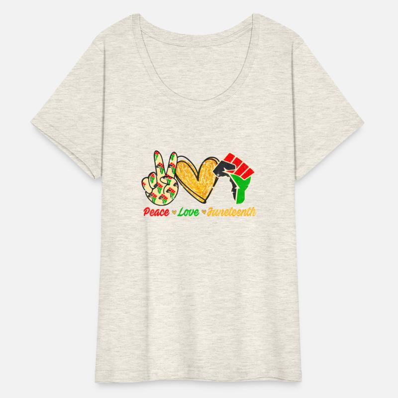 Peace Love Junenth African American Black History