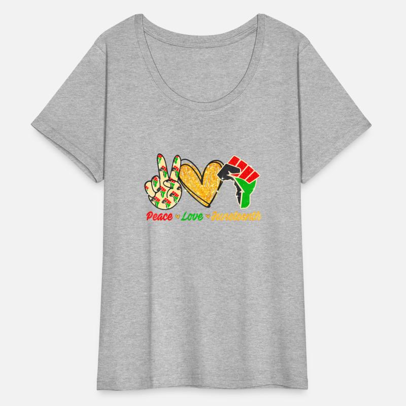 Peace Love Junenth African American Black History