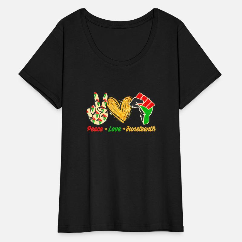 Peace Love Junenth African American Black History