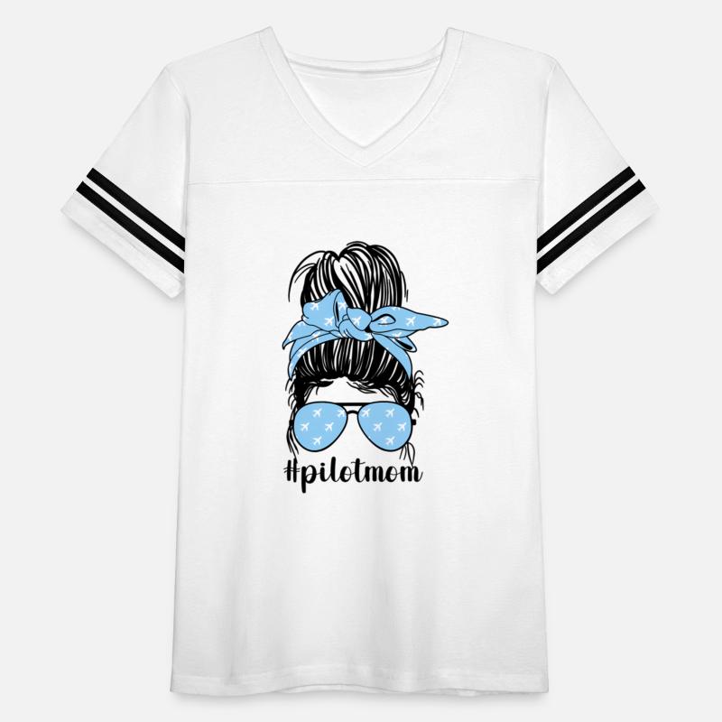 Pilot Mom Messy Bun Mom Of A Pilot Mama Pilot