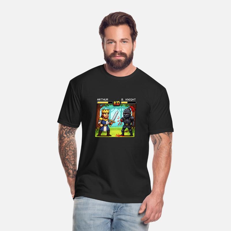 Pixel Battle: Arthur vs. B. Knight Tee