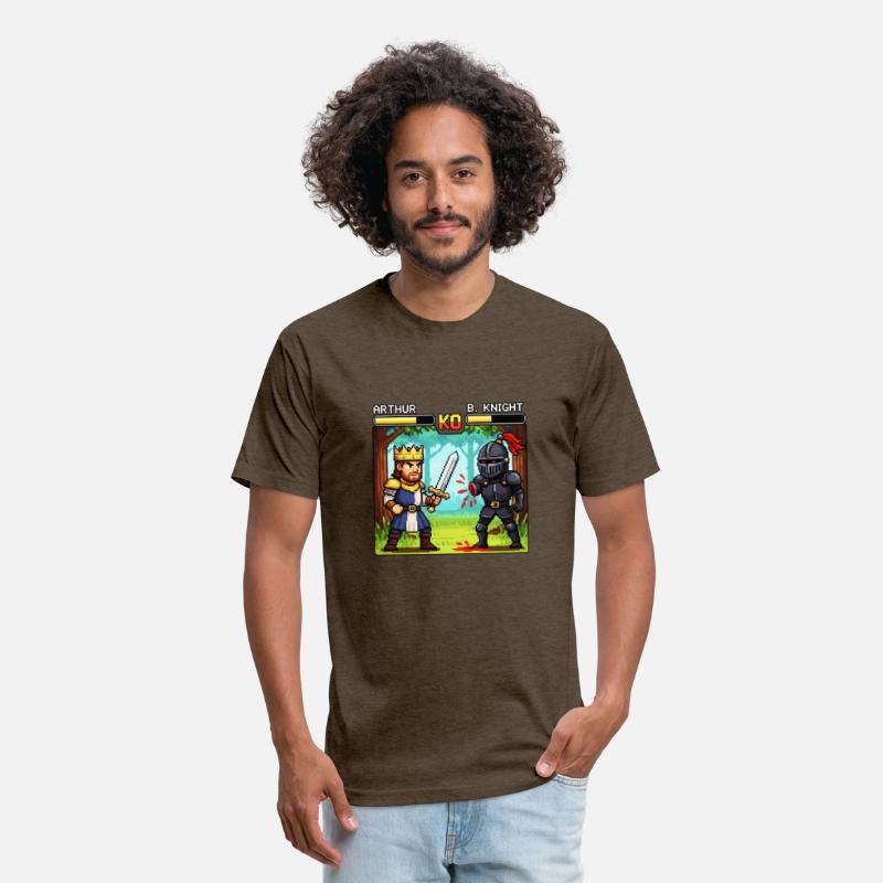 Pixel Battle: Arthur vs. B. Knight Tee