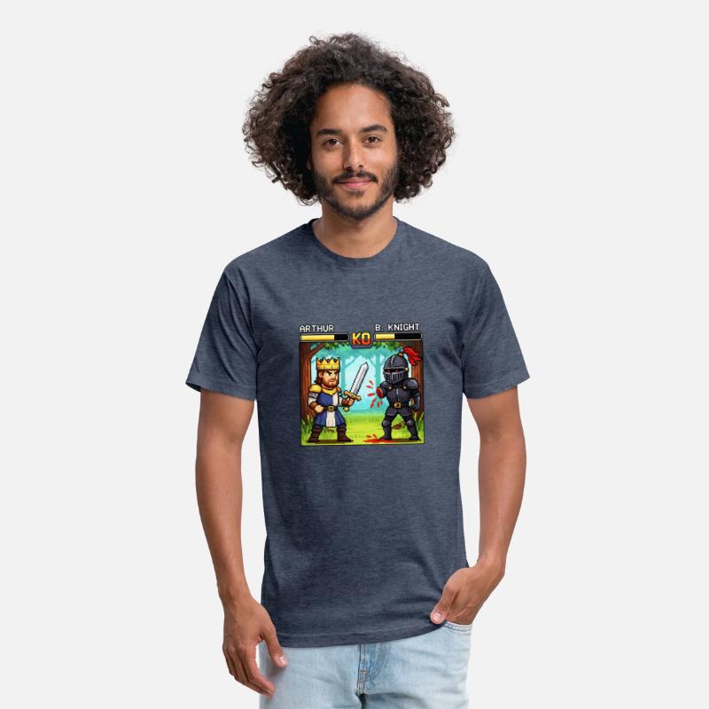 Pixel Battle: Arthur vs. B. Knight Tee