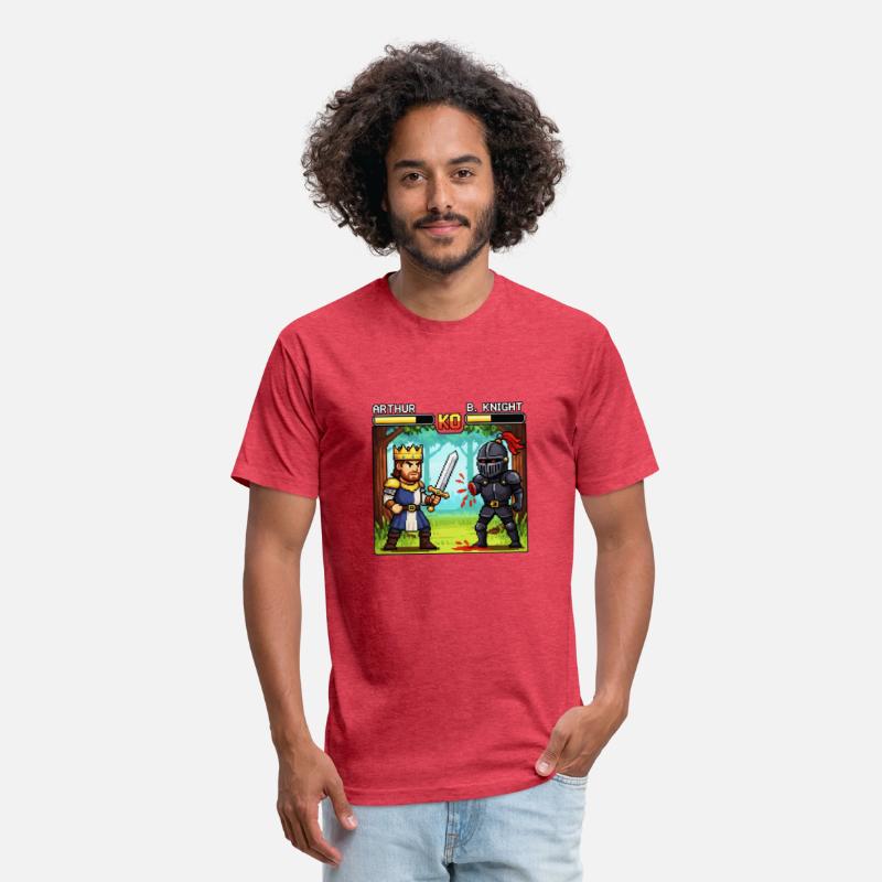 Pixel Battle: Arthur vs. B. Knight Tee