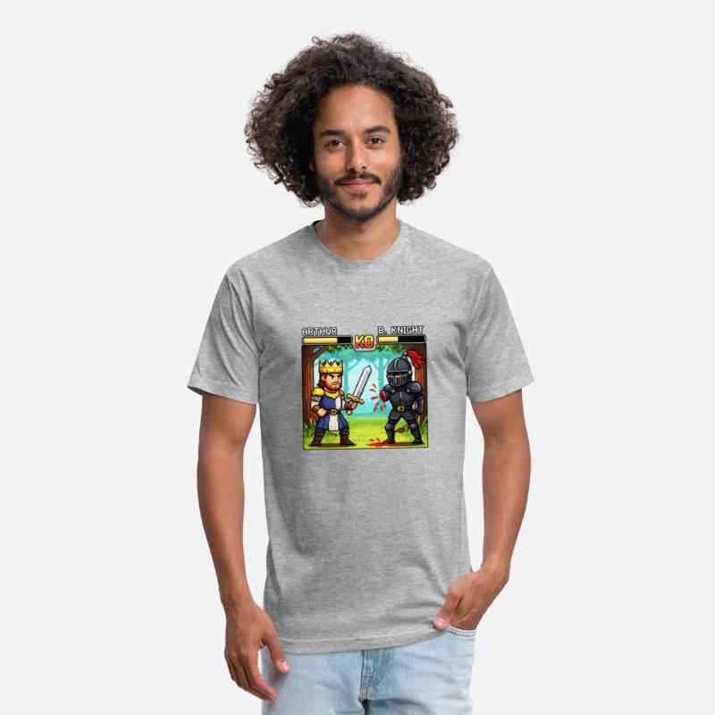 Pixel Battle: Arthur vs. B. Knight Tee