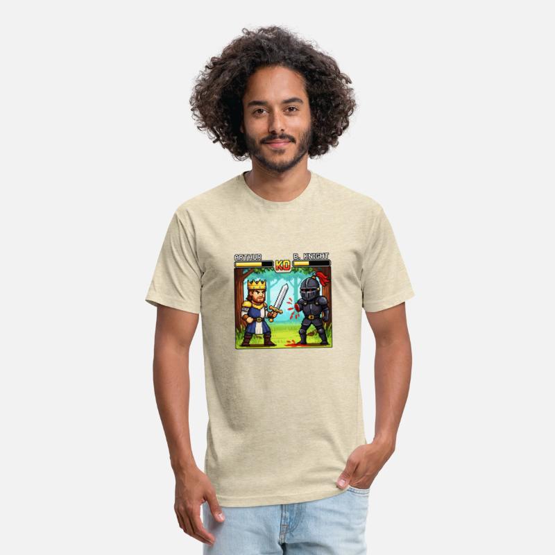 Pixel Battle: Arthur vs. B. Knight Tee