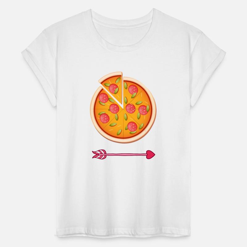 PIZZA is my valentine - Arrow Pointing Left