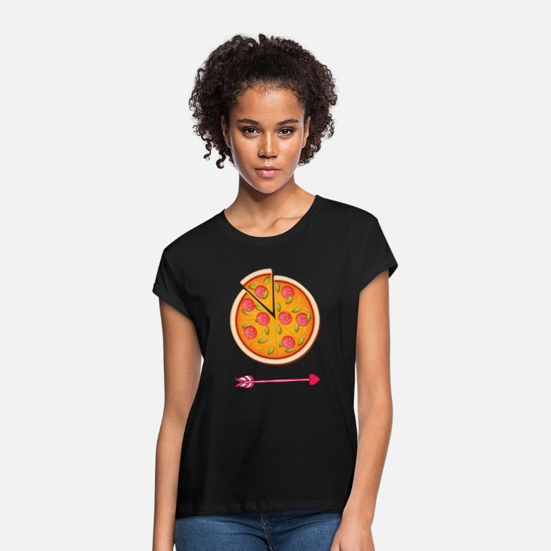 PIZZA is my valentine - Arrow Pointing Left