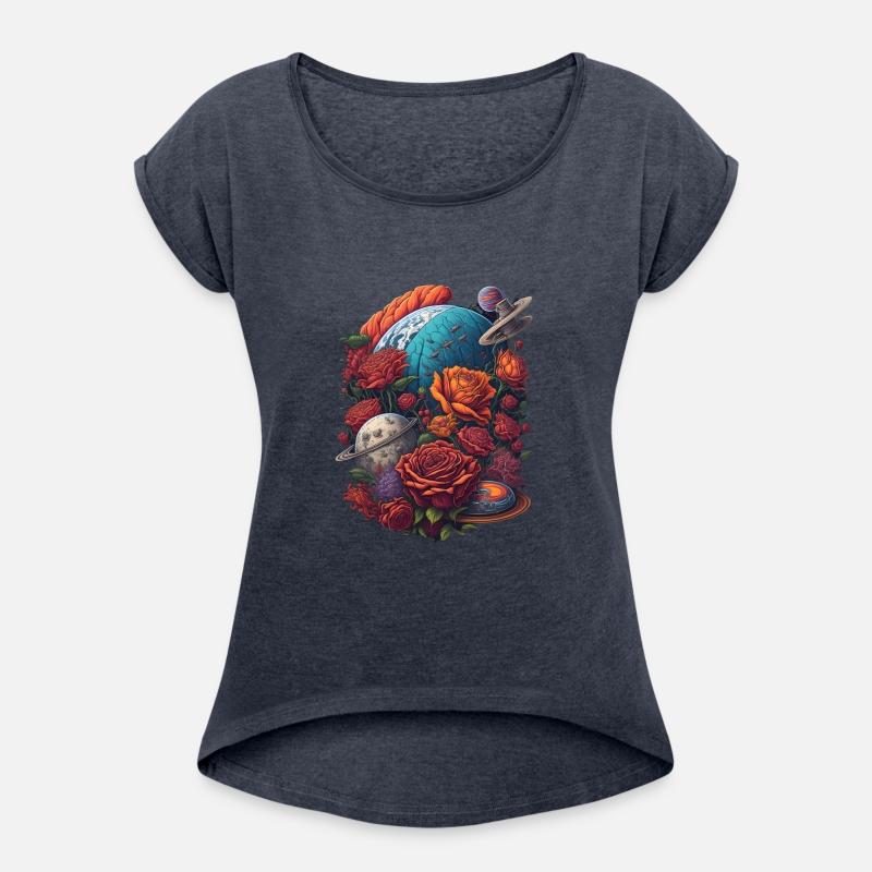 Planets with Roses Earth World Rose