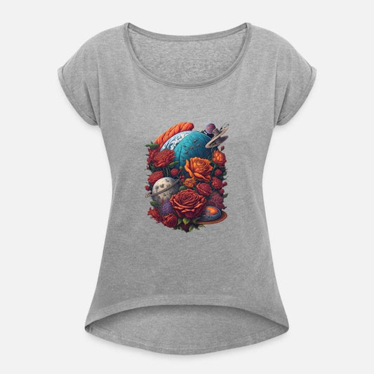 Planets with Roses Earth World Rose