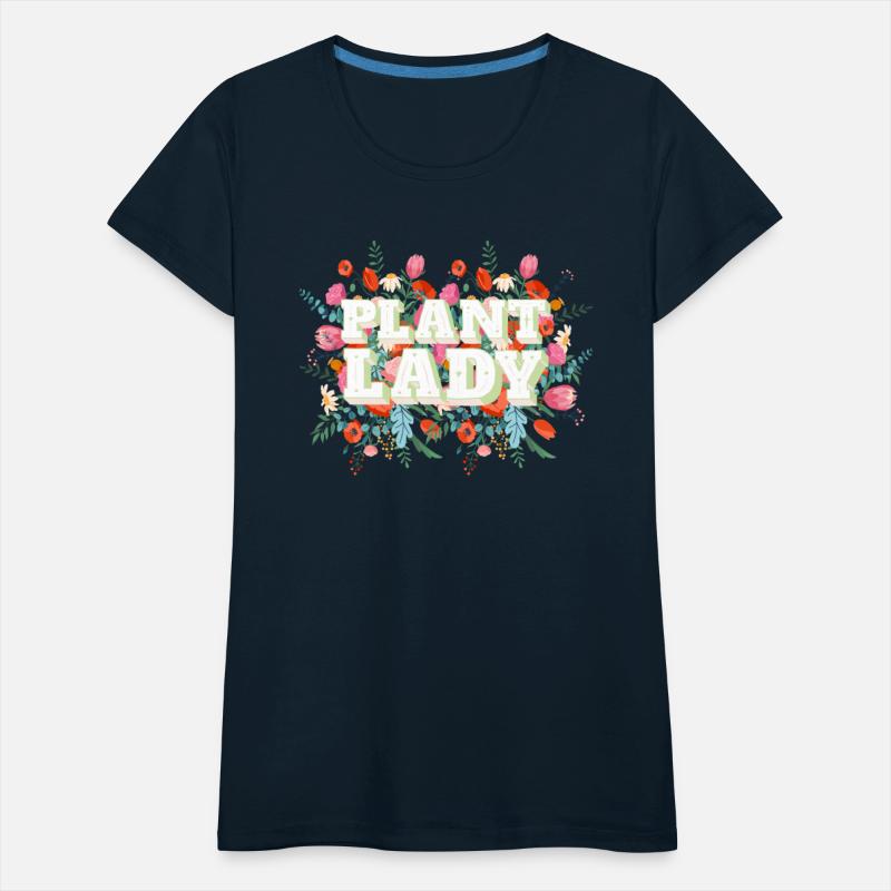 Plant Lady Flowers in Background