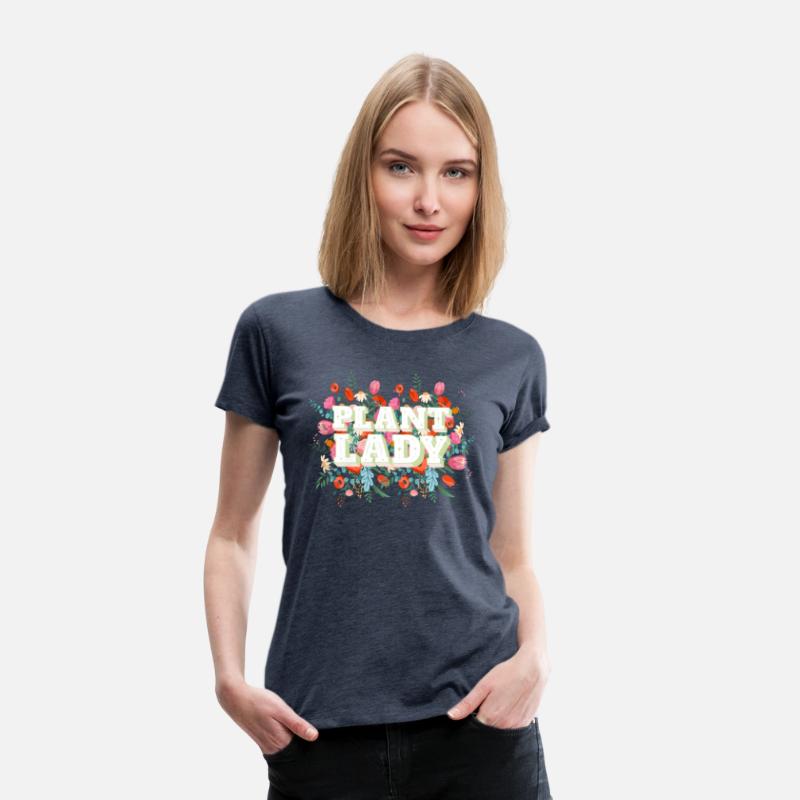 Plant Lady Flowers in Background