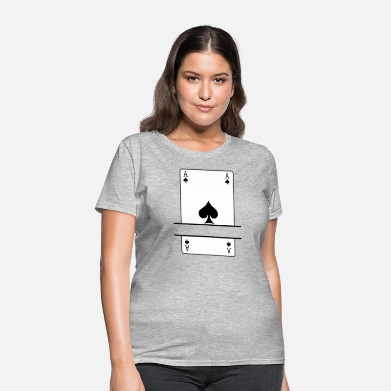 Playing card ace of spades with banner space