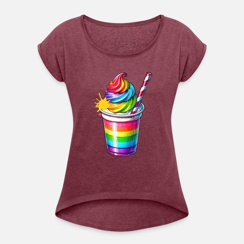 Pleasure for the senses: Rainbow milkshake cup