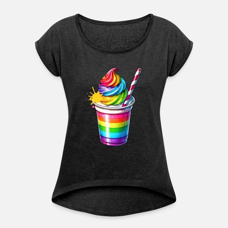 Pleasure for the senses: Rainbow milkshake cup