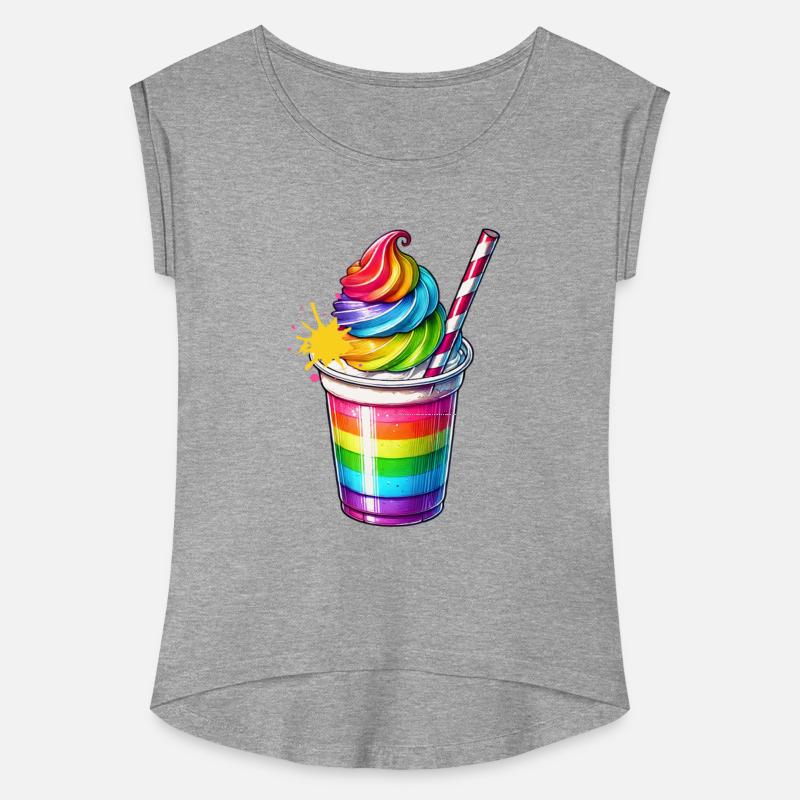 Pleasure for the senses: Rainbow milkshake cup