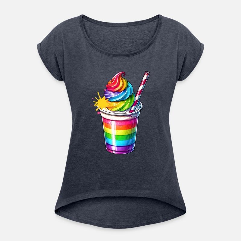 Pleasure for the senses: Rainbow milkshake cup