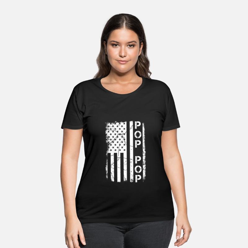 Pop Pop American Flag Patriotic