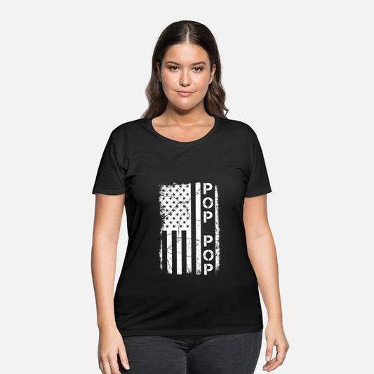Pop Pop American Flag Patriotic