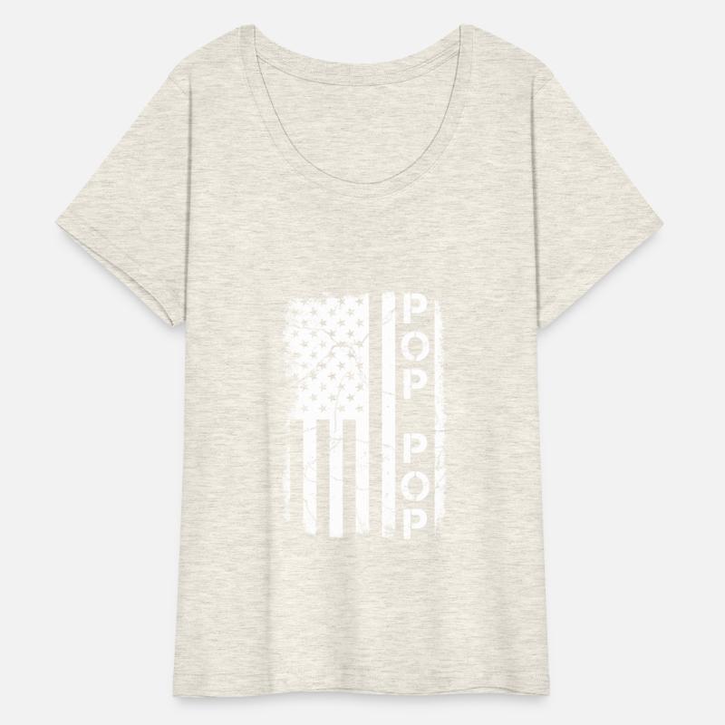 Pop Pop American Flag Patriotic
