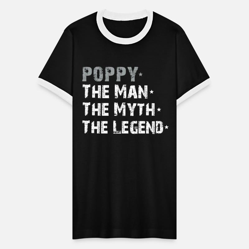 Poppy The Man The Myth The Legend Father's Day Tee