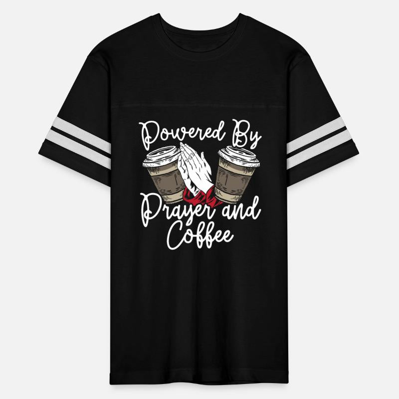Powered By Prayer And Coffee Christian Religious