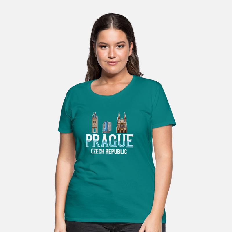 Prague Czech Republic City yline Map Travel
