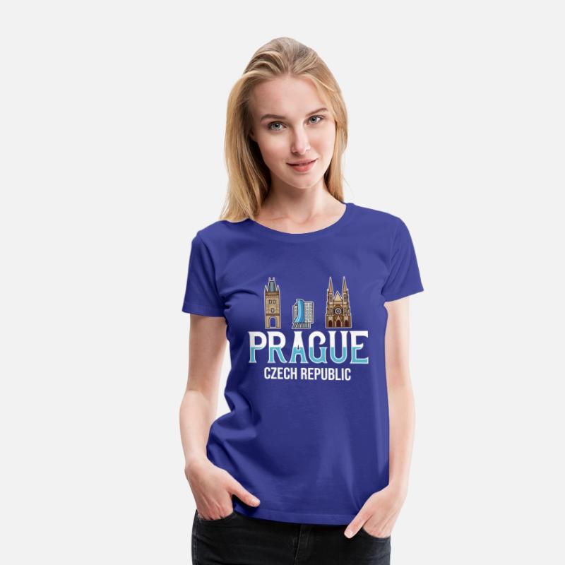 Prague Czech Republic City yline Map Travel