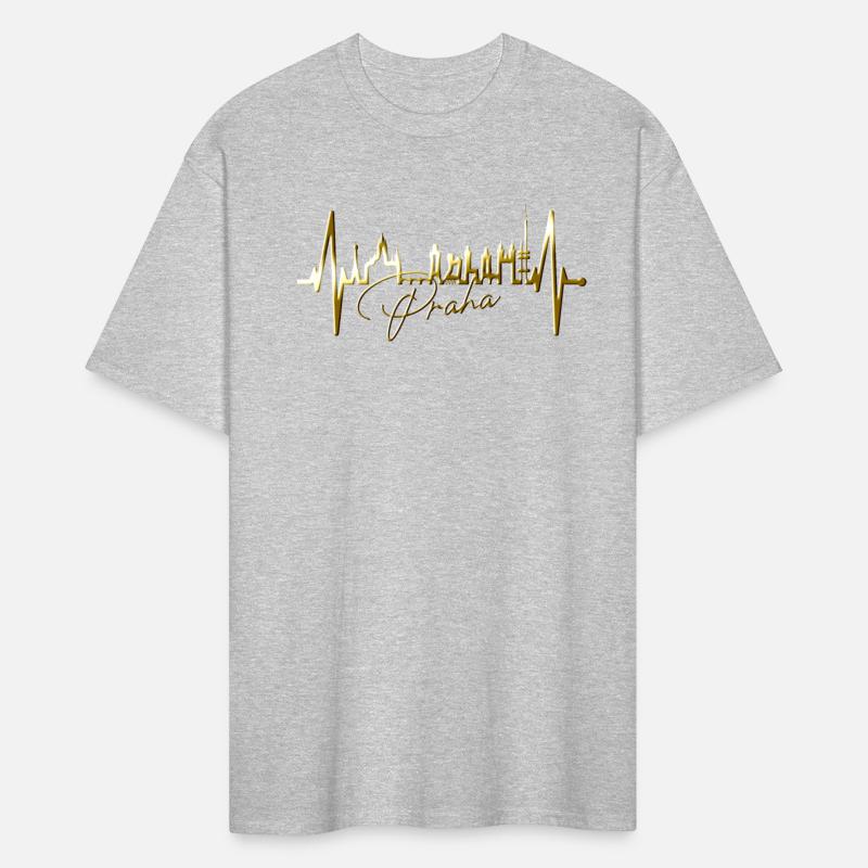 Prague Skyline Heartbeat Czech Republic Love Praha